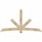 Ekena Millwork Alberta Rough Sawn Timber Gable Bracket, Douglas Fir, 96"W x 52"H x 6"D x 6"F, 13/12 Pitch GBW096X52X0606ALB00RDF - alternate 1